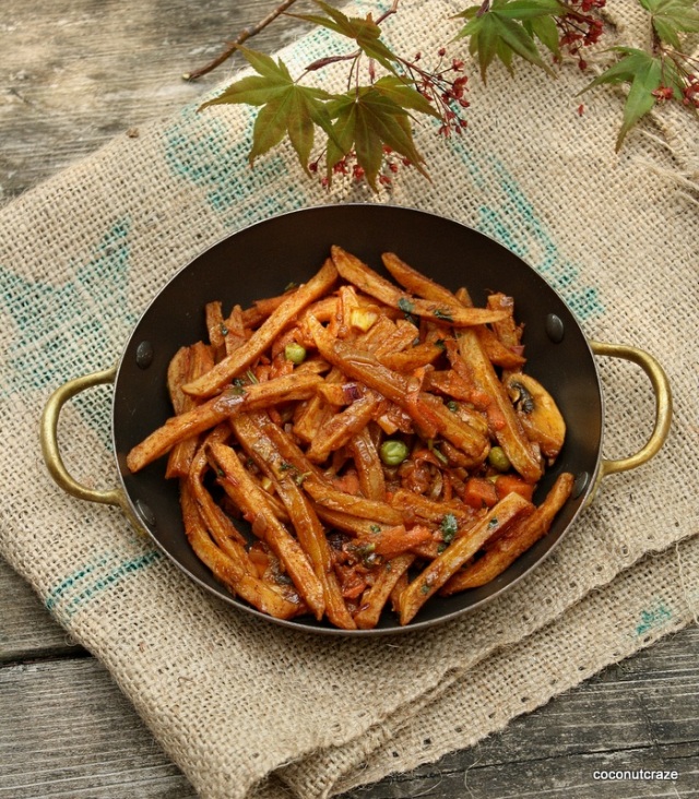 French fries in masala